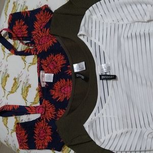 Crop Top Bundle long sleeve and short sleeve